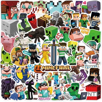 Nálepky Minecraft Varianta: 4 – Zboží Živě