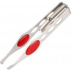 Levior Pinzeta nerez 95mm s LED světlem – Zboží Dáma