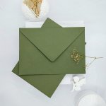 ALA ARTS Obálka B6 125 x 176 mm, 1 kus, zelená, gramáž 120 g – Zboží Živě