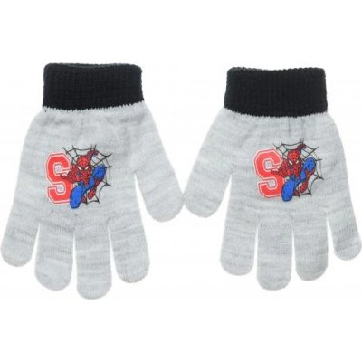 Sun City Rukavice Spiderman Modrá/Šedá Modrá – Zboží Mobilmania