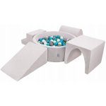 KiddyMoon PPZP-OK30D Suchý bazén + 200 míčků – Hledejceny.cz