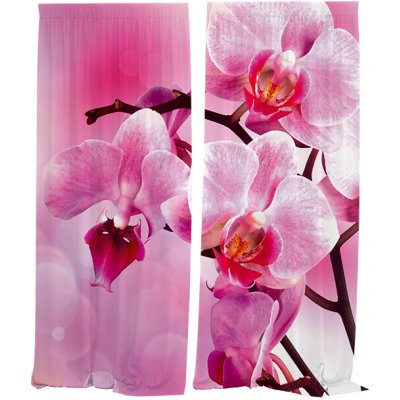 IMPAR Závěsy Orchidej (Rozměr : 140x250, Materiál: Interlock) – Hledejceny.cz