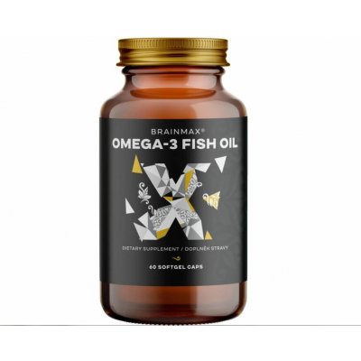 BrainMax Omega-3 Fish Oil 60 softgel kapslí – Hledejceny.cz