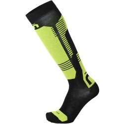 Mico CALZA SKI NATURAL MERINOS LIGHT WEIGHT NERO GIALLO FLUO CA00112_160