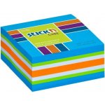 Samolepicí bloček Stick'n by HOPAX Kostka, 51 x 51 mm, 250 lístků, neon modrý mix – Hledejceny.cz