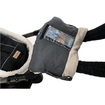 Altabebe rukávník kapsa na mobil 80 tmavě šedá-šedá