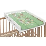 Přebalovací pult OGY Scarlett na postýlku - bílý - s přebalovací podložkou Galaxy - Zelená – Zboží Dáma