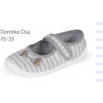 Raweks dětská domácí obuv Dorotka D14 bílá