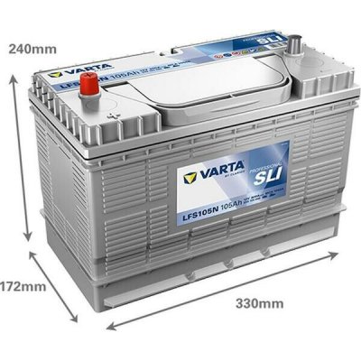 Varta Professional SLI 12V 105Ah 800A 930 105 080 – Sleviste.cz