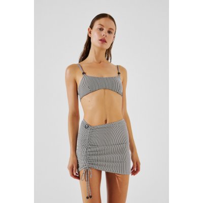 Karl Lagerfeld IKON STRIPE MINI ADJST PAREO WHITE-BLACK STRIPE – Hledejceny.cz