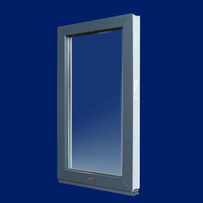 DOMO-OKNA Antracitové fixní okno 100x170 cm (1000x1700 mm)