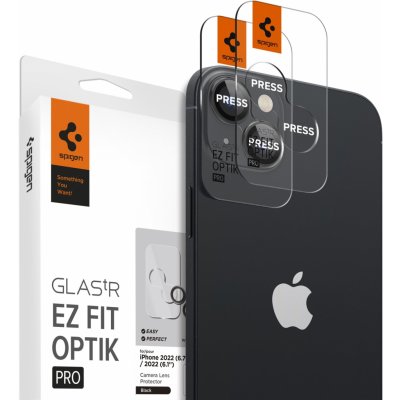 Spigen tR EZ Fit Optik Pro 2 Pack Black iPhone 14/iPhone 14 Plus/15/15 Plus AGL05213 – Hledejceny.cz