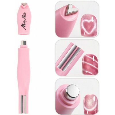 Molly Nails Magnet na Cat Eye 3 v 1 růžový – Hledejceny.cz