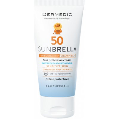 Dermedic Sunbrella Baby minerální ochranný krém na obličej SPF50 50 g