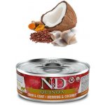 N&D Cat QUINOA Adult Herring & Coconut 80 g – Zboží Mobilmania