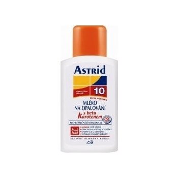 Astrid opalovací mléko s betakarotenem SPF10 200 ml