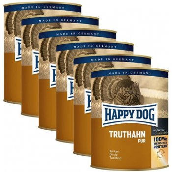 Happy Dog Pur Truthahn/krůta 5 x 0,8 kg