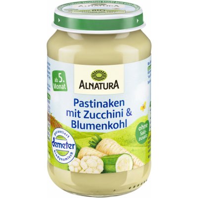 Alnatura BIO s pastinákem, cuketou a květákem 190 g – Sleviste.cz