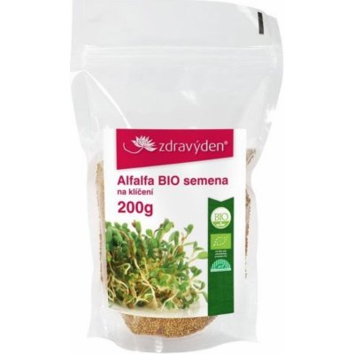ZdravýDen Bio alfalfa semena na klíčení 200 g
