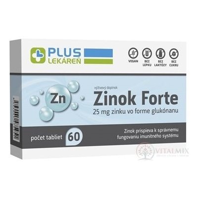 Plus Lékárna Zinek Forte 60 ks – Hledejceny.cz