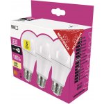 Emos LED žárovka CLASSIC A60 10,5W75W 1060lm E27 teplá bílá 3PC – Hledejceny.cz