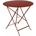 Fermob Bistro 77 cm Zemitě červený kovový skládací stůl – Hledejceny.cz
