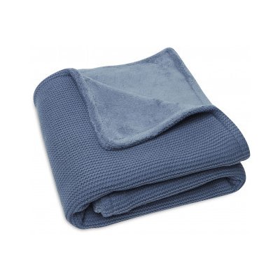 Jollein Deka pletená fleece Basic Knit Jeans Blue – Zboží Mobilmania