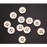 Dírkový košilový knoflík - lomená bílá - průměr 1,2 cm – Hledejceny.cz