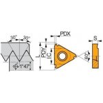 Soustružnické VBD závitové + zapichovací 80030947 / 7575419 TN NPT EXT C3 -S- PRAMET - PM-TN-16ER115NPT-T8010 – Hledejceny.cz