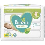 Pampers ubrousky Sensitive 4 x 52 ks – Zboží Mobilmania