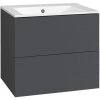 Koupelnový nábytek EBS KUBA Skříňka Slim 61 cm, antracitově šedá 1 set
