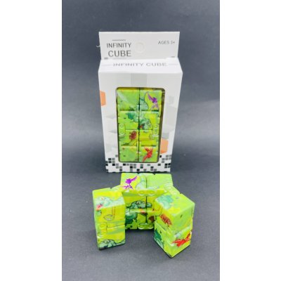 Infinity Cube Nekonečná kostka Zelený T Rex – Hledejceny.cz