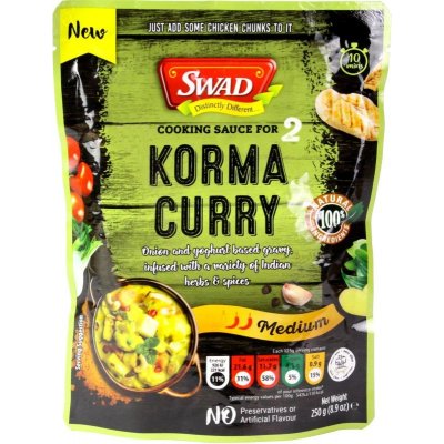 SWAD Hotová omáčka Korma Kari 250 g – Zboží Mobilmania