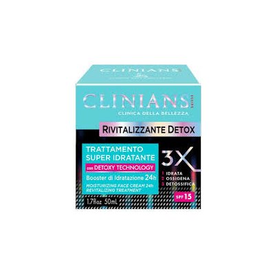 Clinians Detox Rivitalizzante Moisturing Face Cream SPF15 50 ml