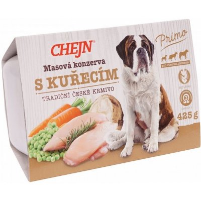 Chejn Primo Adult Dog kuřecí a zelenina 8 x 425 g – Zboží Mobilmania