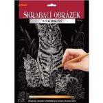 SMT Creatoys Škrabací obrázek stříbrný A4 3 druhy – Zboží Mobilmania