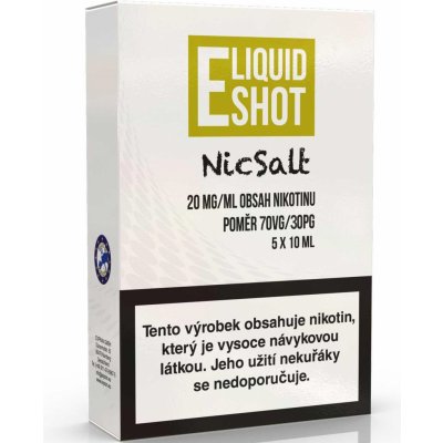 EXPRAN GmbH E-Liquid Shot Booster NicSalt PG30/VG70 20mg 5x10ml – Zboží Mobilmania