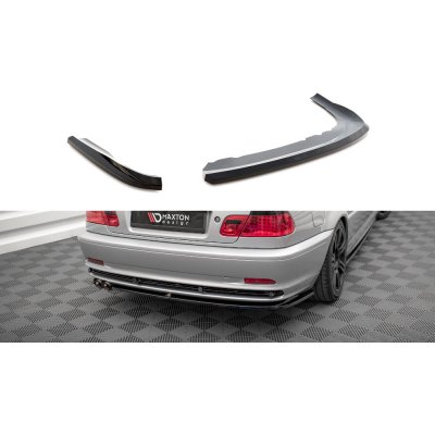 Maxton Design boční difuzory pod zadní nárazník pro BMW řada 3 E46, černý lesklý plast ABS, Coupe – Zboží Mobilmania