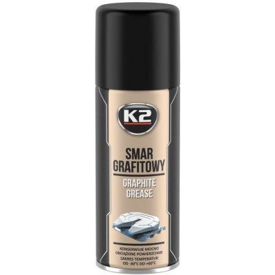 K2 Grafitové mazivo ve spreji 400 ml