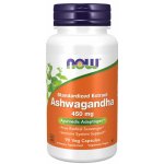 NOW Foods Ashwagandha Vitánie snodárná extrakt 450 mg 90 rostlinných kapslí – Hledejceny.cz