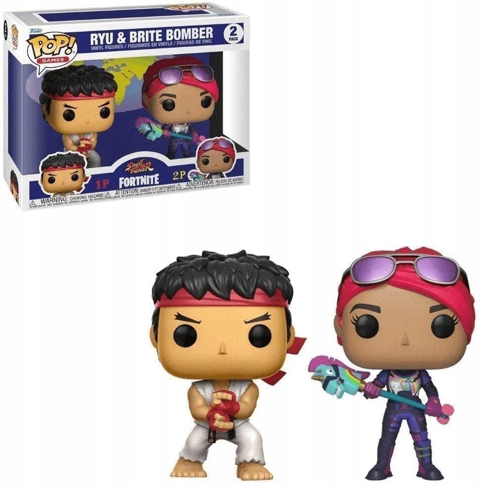 Funko Pop! Games Fortnite- 2PK Ryu & Brite Bomber