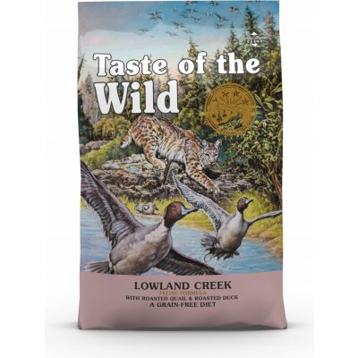 Taste of the Wild Lowland Creek granule pro kočky pečená křepelka pečená kachna 6,6 kg – Hledejceny.cz