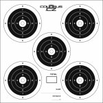 Terče COLOSUS 14x14cm 5-target 100ks – Zboží Dáma