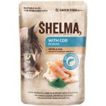 Shelma Cat kuřecí hovězí losos treska 12 x 85 g – Sleviste.cz
