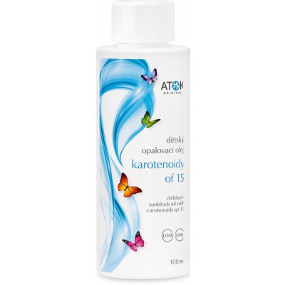 Original Atok Baby opalovací olej s karotenoidy SPF15 100 ml – Hledejceny.cz