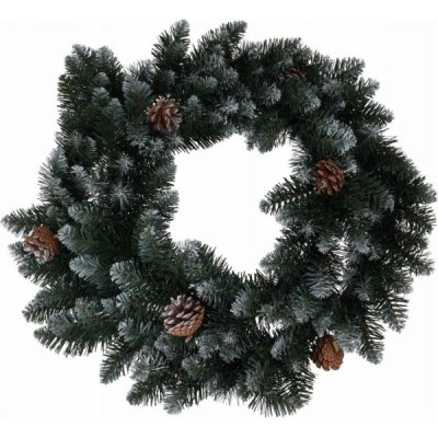 Home Styling Collection Vánoční věnec k vlastnímu ozdobení, Ø 60 cm zelená – Sleviste.cz