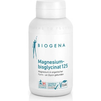 Biogena Magnesium bisglycinát 125mg 90 kapslí – Hledejceny.cz