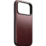Nomad Modern Leather Case Horween MagSafe kožený kryt iPhone 17 Pro Burgundy – Zboží Mobilmania