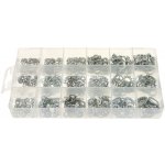 Podložky pružné - pérovky a vějířovité, různé rozměry, pozinkované, sada 720 kusů – Zboží Mobilmania