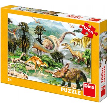 Dino Život dinosaurů 100 dílků